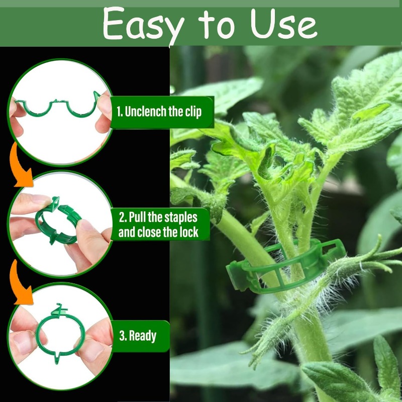 10/600 pièces Clips de support - Gardening Tools For Vines avis et prix