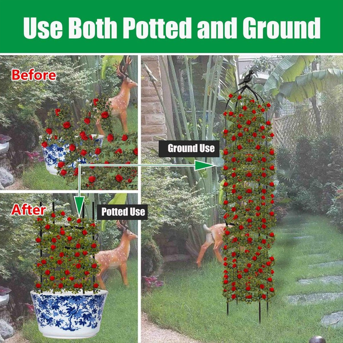 Obélisque pour plantes grimpan - Gardening Tools B&Q avis et prix